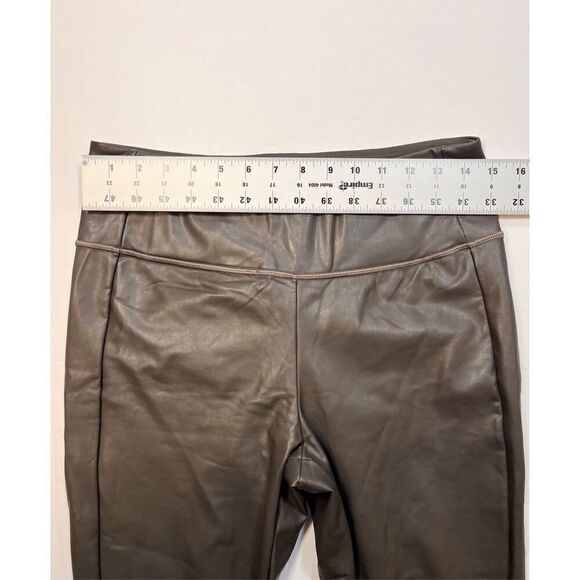 Athleta All Over Gleam Tight Arol Gray Purple Faux Vegan Leather Size Medium EUC - Picture 5 of 10